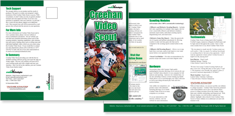 Creehan Video Scout Print Brochure