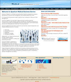 Link to Quantum Medical Business Service website