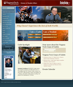 Viginia Tech Corps of Cadets website